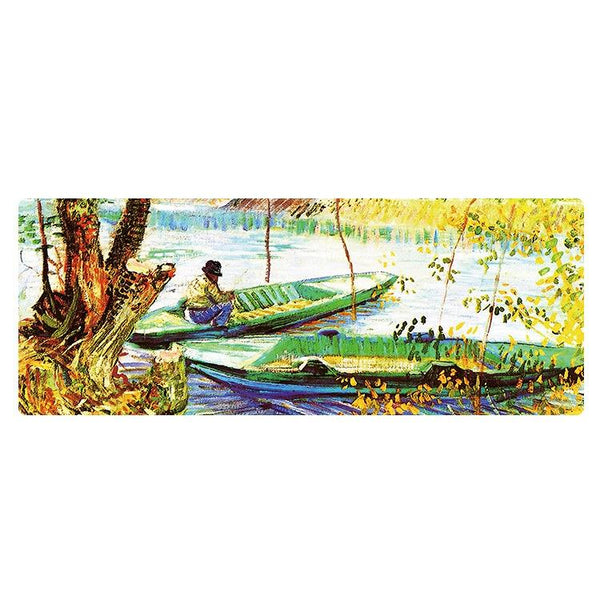 Large Oil Painting Desk Rubber Mouse Pad Room Mouse Pads & Wrist Rests