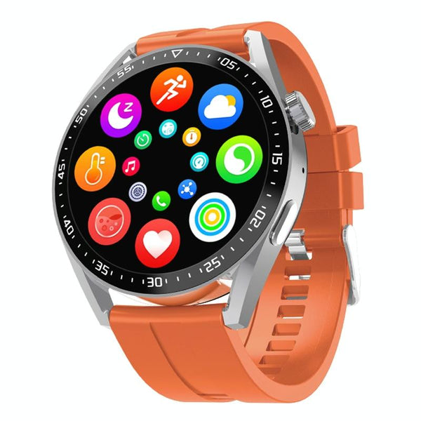 1.39 Inch Ip67 Waterproof Health Monitoring Bluetooth Call Smart Watch With Nfc Payment Orange Smart Watches