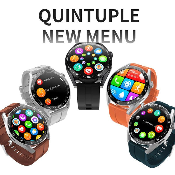 1.39 Inch Ip67 Waterproof Health Monitoring Bluetooth Call Smart Watch With Nfc Payment Orange Smart Watches