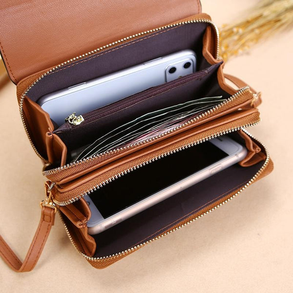 Large Capacity Multi Function Women Wallet Black Wallets
