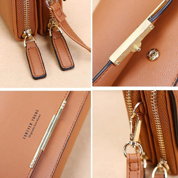 Large Capacity Multi Function Women Wallet Black Wallets