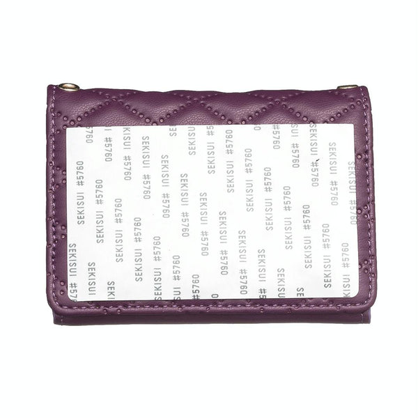 Horizontal Card Bag Mobile Phone Back Sticker With Metal Buckle Blue Cases Covers & Skins