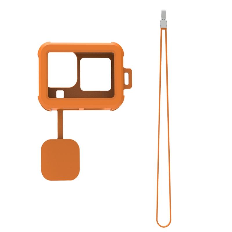 Silicone Case For Gopro Hero10 / 9 Liquid Finish_Orange Camera Cases Bags & Covers