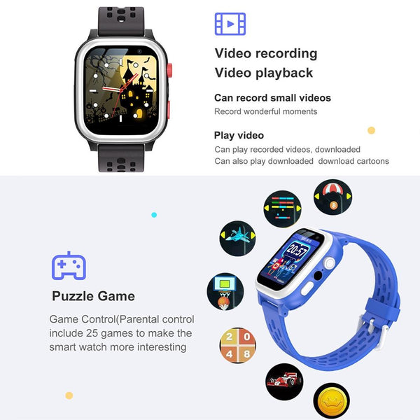 1.4 Inch Children's Watch With Flashlight Green Smart Watches