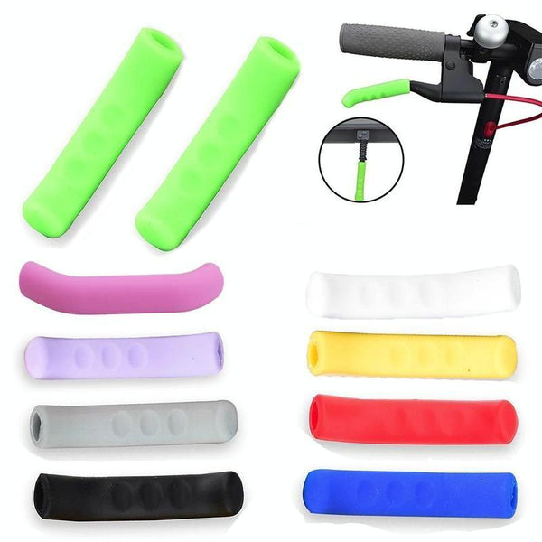 Non Slip Silicone Handbrake Covers For Xiaomi Mijia M365 Electric Scooter 2 Pcs Black Accessories Parts