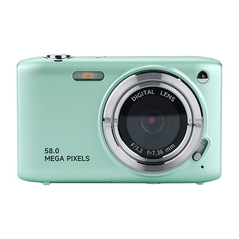 16X Zoom Hd Digital Camera With 2.88 Ips Screen_Light Green Digital Cameras