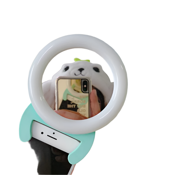 Mint Green Handheld Live Light For Mobile Self Timer Selfie Lights
