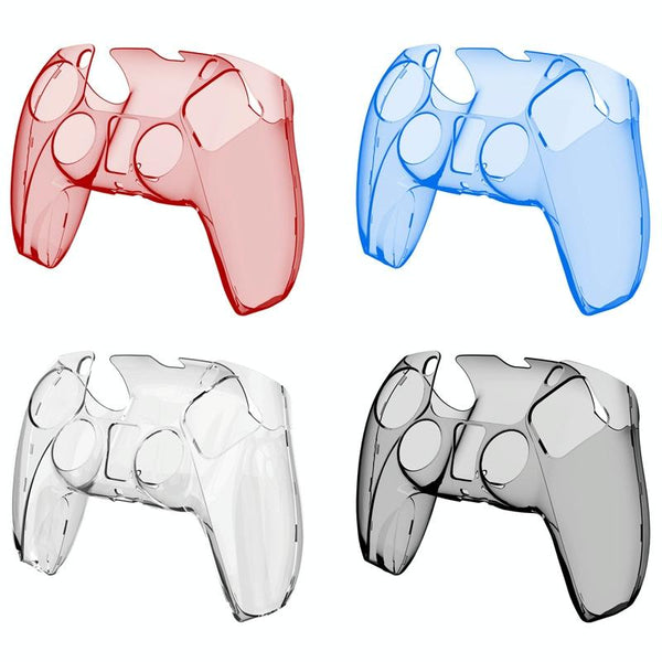 Protective Crystal Shell For Ps5 Wireless Controller Transparent Gray Controllers & Attachments