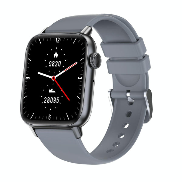 1.83 Inch Bt5.2 Smart Sport Watch Support Sleep / Heart Rate Blood Oxygen Temperature Pressure Health Monitor Black + Grey Smart Watches