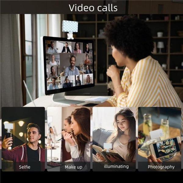 Led Fill Light For Phone Laptop Video Conferencing White Selfie Lights