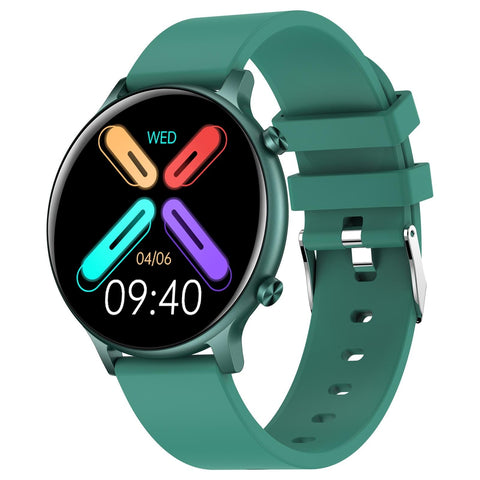 1.32 Inch Waterproof Smart Watch With Bluetooth Calling & Sleep Monitoring Green Smart Watches