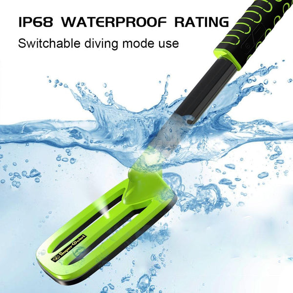 Waterproof Handheld Metal Detector For Underwater Treasure Hunt_Green Metal Detectors