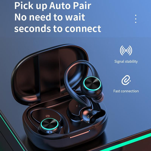 Wireless Bluetooth Earphones With Charging Bin And Digital Display Skin Colour Earbuds