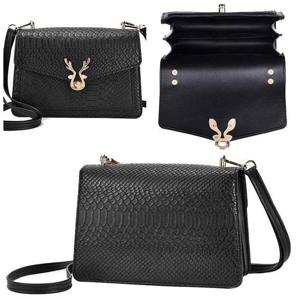 Stylish Crocodile Leather Crossbody Phone Bag Pink Women's Bags & Handbags