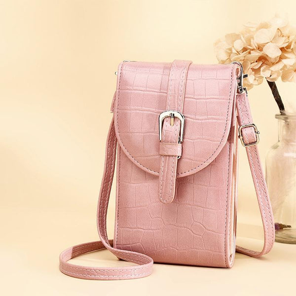 Stylish Crocodile Print Shoulder Bag Pink Women's Bags & Handbags