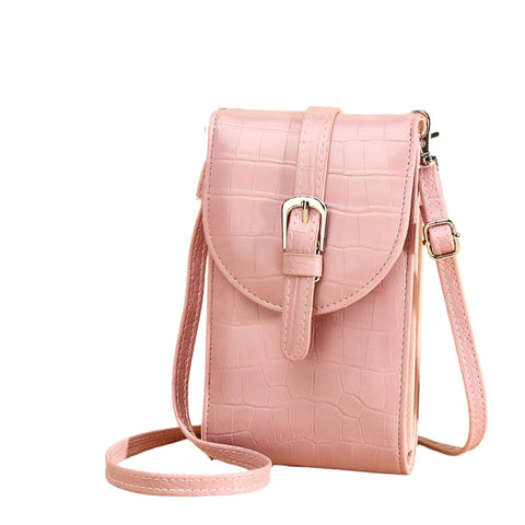 Stylish Crocodile Print Shoulder Bag Pink Women's Bags & Handbags