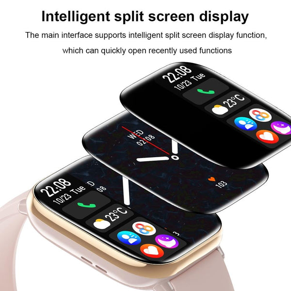 Waterproof Smart Watch With Blood Oxygen Monitoring Ip68 Purple Smart Watches