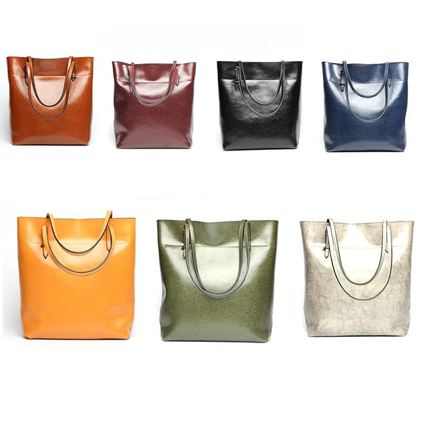 Stylish Shoulder Tote Bag For Women Charm Orange Horizontal Version Women's Bags & Handbags