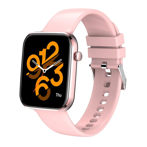 1.69 Inch Ip67 Waterproof Smart Watch With Touch Screen Health Monitoring Rose Gold Smart Watches