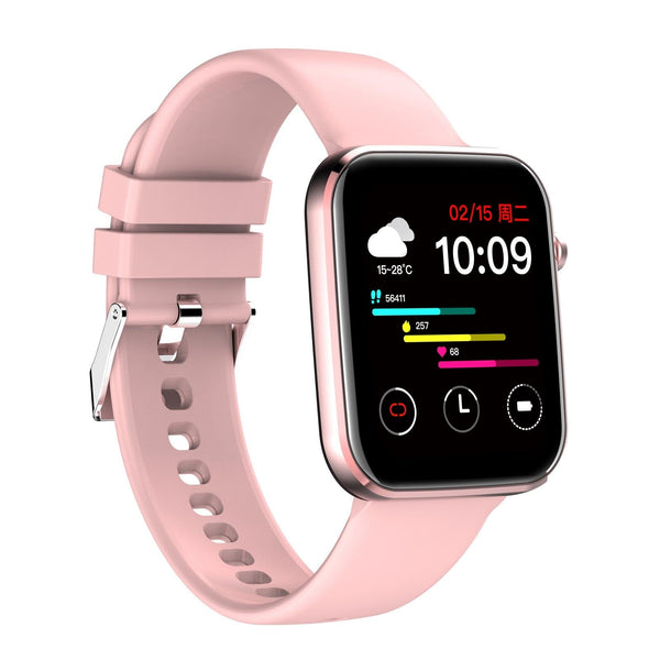 1.69 Inch Ip67 Waterproof Smart Watch With Touch Screen Health Monitoring Rose Gold Smart Watches