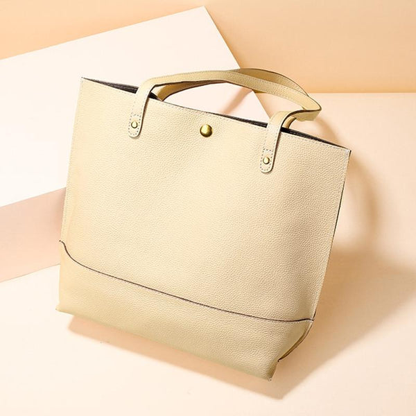 Stylish Leather Tote For Women Dark Green Women's Bags & Handbags