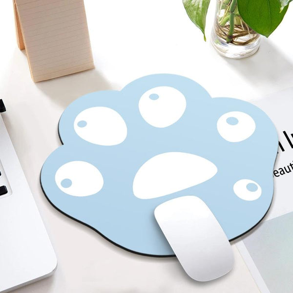 3 Piece Cute Cartoon Cat Claw Mouse Pad Set 280 X 250 3Mm Light Blue Mouse Pads & Wrist Rests