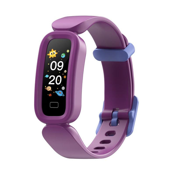 Smart Fitness Bracelet With Bluetooth Sleep Tracking Purple Activity Trackers