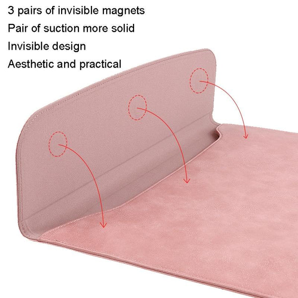 11 / 12 Inch Slim Tablet Case With Magnetic Suction For Laptops Pink Laptop Cases & Bags