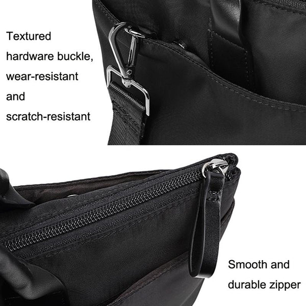 Versatile Business Briefcase Large Capacity Messenger Bag Black + Pu Power Women's Bags & Handbags