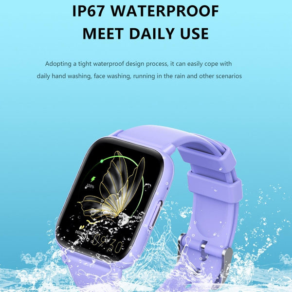 1.83 Inch Bt5.2 Smart Sport Watch With Bluetooth Call Sleep & Health Monitor Purple Smart Watches