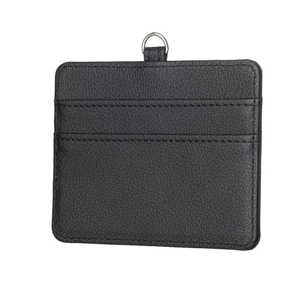 Horizontal Id Card Bag & Lanyard Black Id & Document Holders