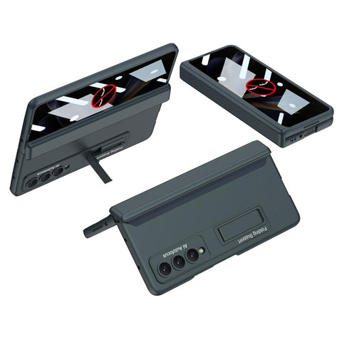 For Samsung Galaxy Z Fold4 5G Magnetic Case Full Coverage Dark Green Cases Covers & Skins