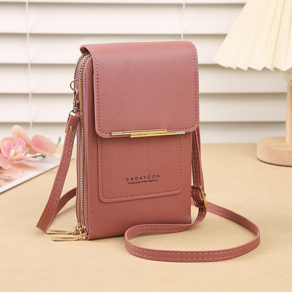 Multifunctional Touch Screen Crossbody Bag Black Bags