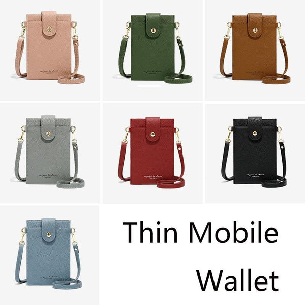 Stylish Thin Messenger Bag For Women Light Pink Women's Bags & Handbags