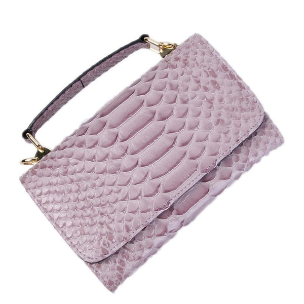 Versatile Lady Crossbody Wrist Bag Multi Functional Crocodile Head Purple Women's Bags & Handbags