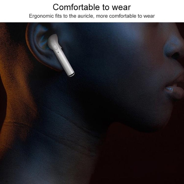 I7s Binaural Wireless Bluetooth Tws Earphone With Charging Plating Pink Earbuds