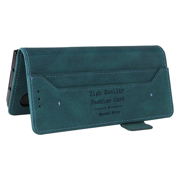 For Samsung Galaxy Z Fold4 5G Leather Flip Case With Magnetic Clasp Green Cases Covers & Skins