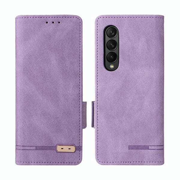 For Samsung Galaxy Z Fold4 5G Leather Flip Case With Magnetic Clasp Green Cases Covers & Skins