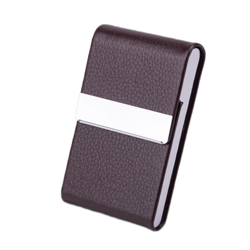 Business Card Case For Advertising Fits Most Cards Brown Business Card Holders