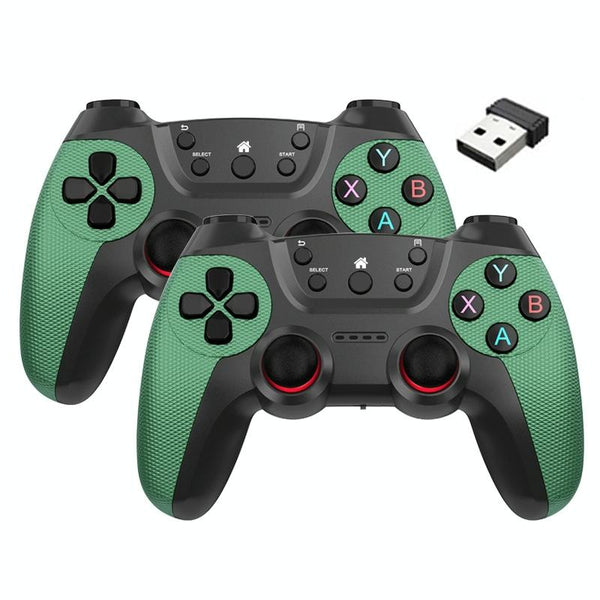 2.4G Wireless Controller For Pc Linux Android Tvbox Supports Dual Connection Rose Pink Controllers & Attachments