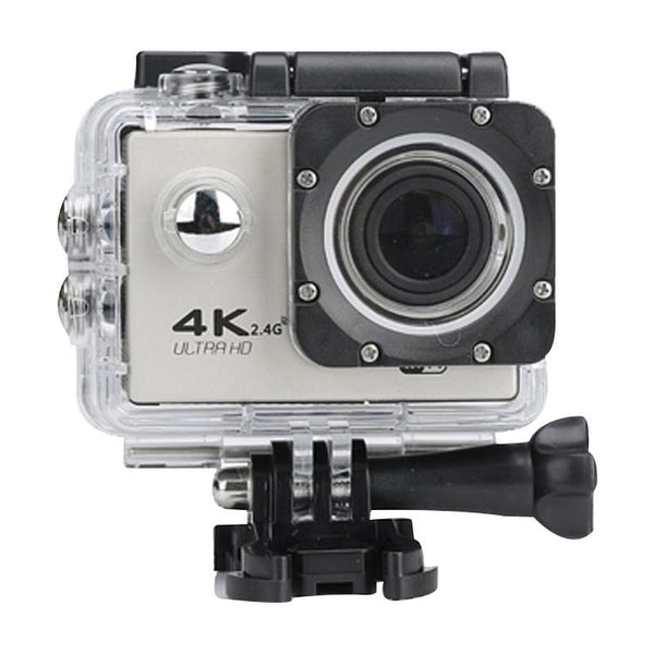 Waterproof 4K Action Camera For Cycling And Diving_Gray Digital Cameras