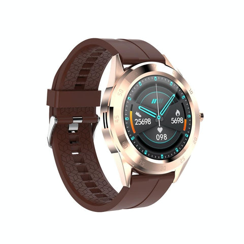 Waterproof Smart Watch With Heart Rate And Sleep Monitoring Ip68 Gold Smart Watches