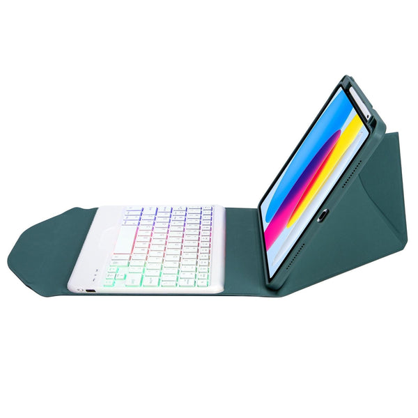 Bluetooth Keyboard Leather Tablet Case With Pen Slot And Backlight Sky Keyboards