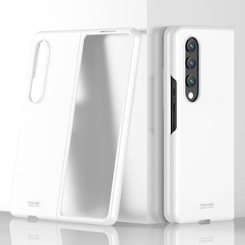 For Samsung Galaxy Z Fold4 5G Shockproof Skin Breathable & Protective White Cases Covers & Skins