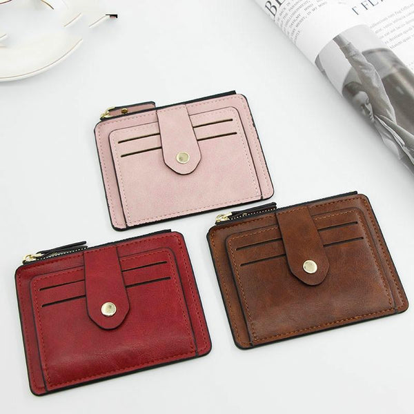 Multi Function Card Holder For Bank Certificates & Advertising Gifts Pink Id & Document Holders