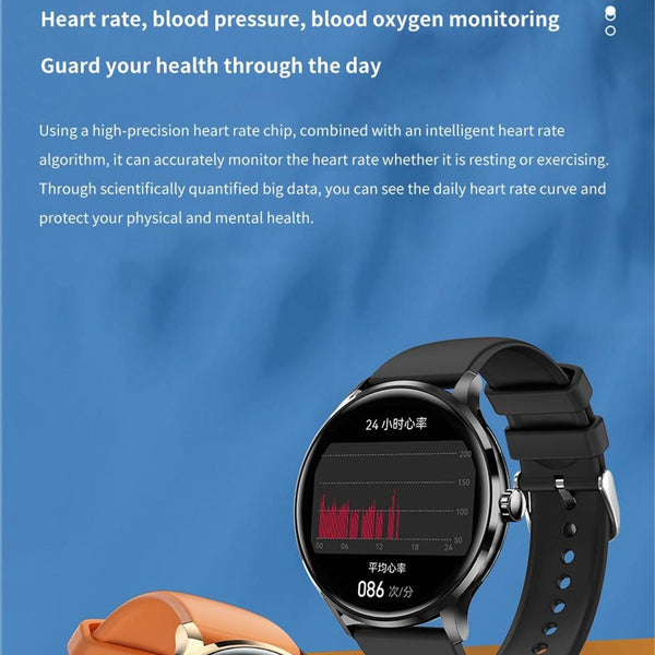 1.39" Bt5.2 Smart Sport Watch With Call Sleep Temp Heart & Health Monitor_Black Smart Watches