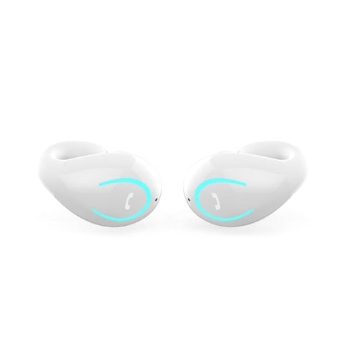 Yx08 Ultra Light Ear Hook Stereo Wireless V5.0 Bluetooth Earphones White Earbuds