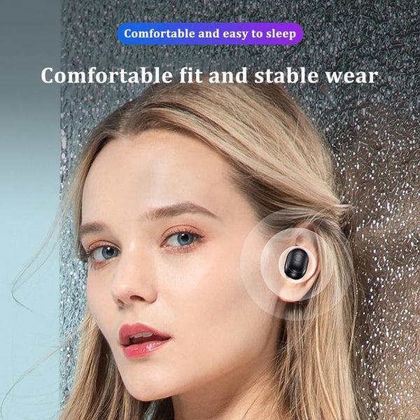 Waterproof Mini Touch Control Bluetooth Earphones With Noise Cancelling Earbuds