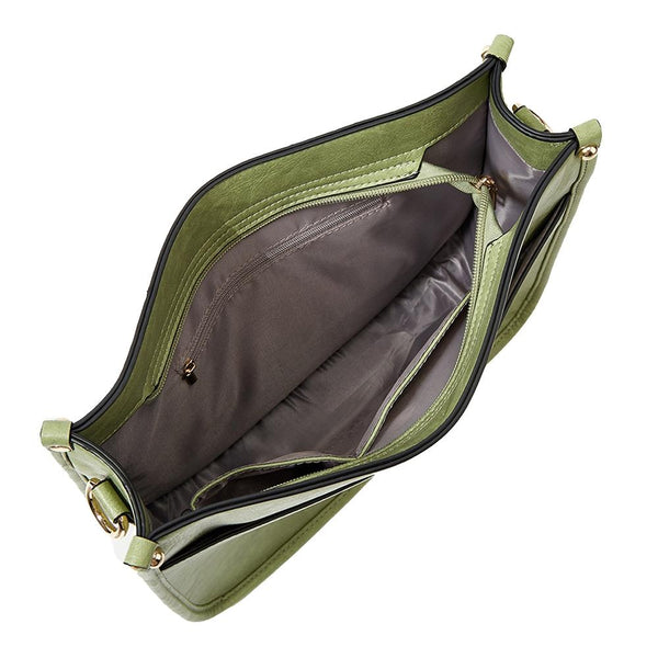 Leopard Print Waterproof Crossbody Tote Bag Green Women's Bags & Handbags