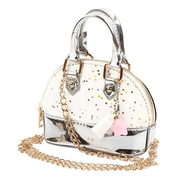 Mini Leather Shoulder Bag For Girls Cute & Compact Black Women's Bags & Handbags